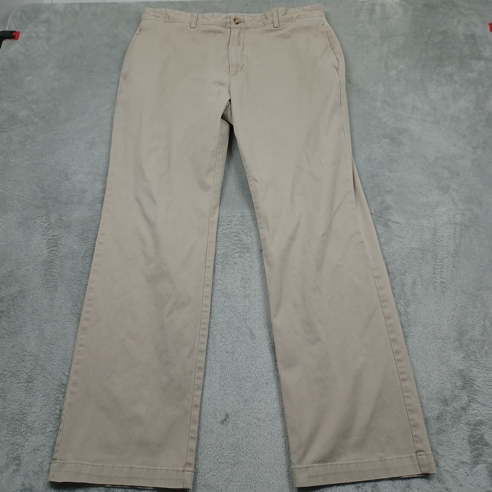 Vineyard Vines Pants Mens 35x32‎ Beige Chino Preppy Smart Classic Club